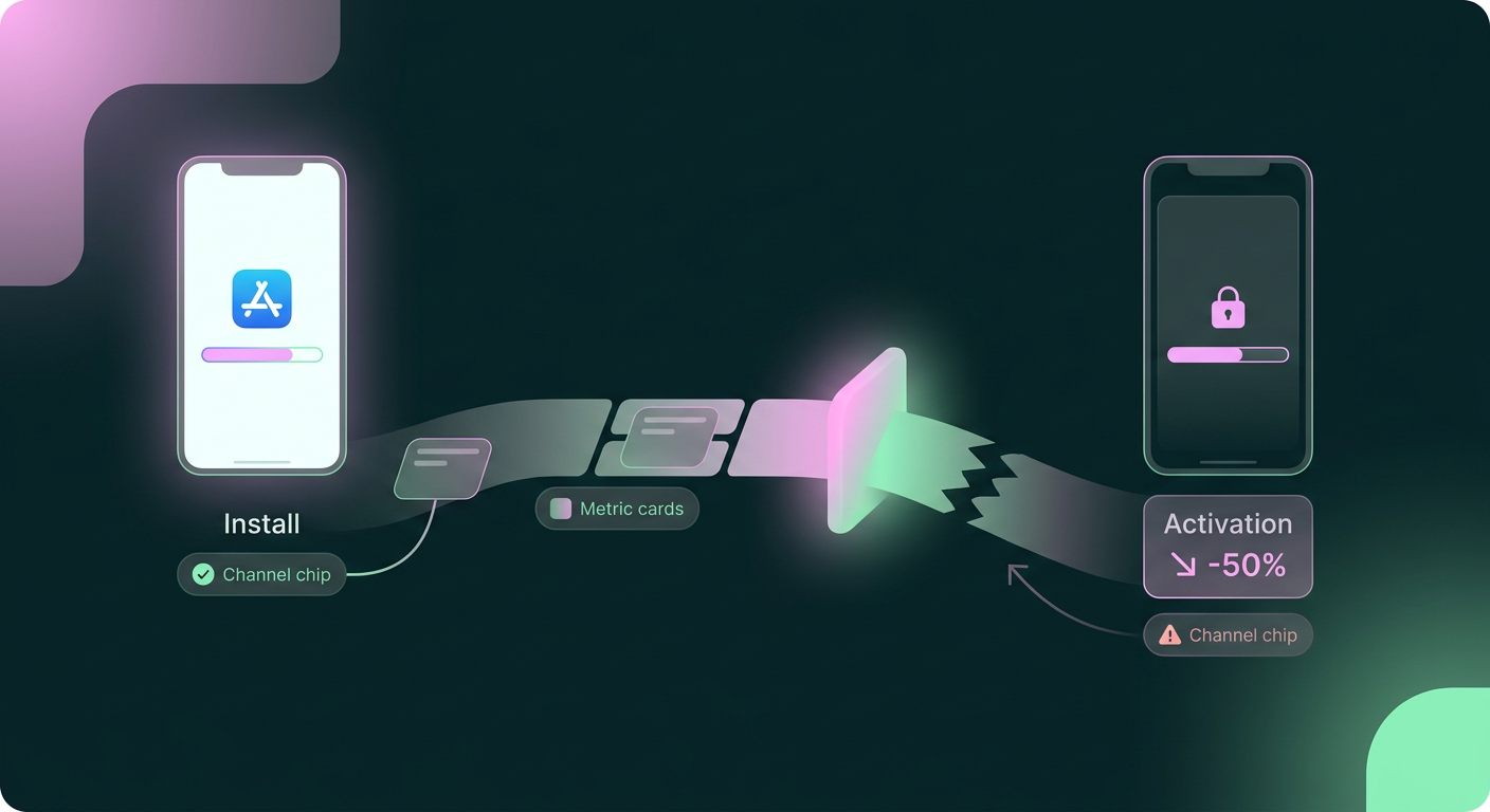 Illustration: Why Your App Sees a Drop-off After Install