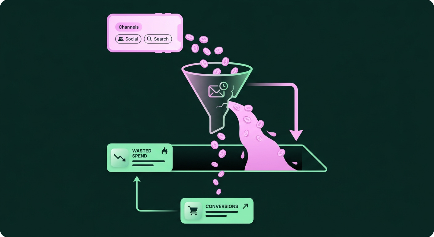 Illustration: Why Your 'Klaviyo' Strategy Is Burning Ad Spend