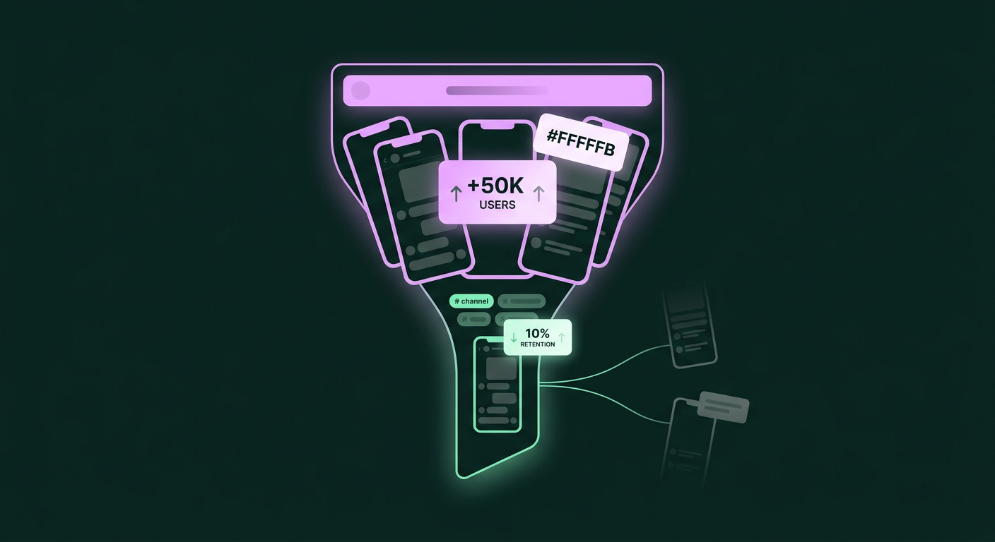 Illustration: Why user acquisition feels like the right focus