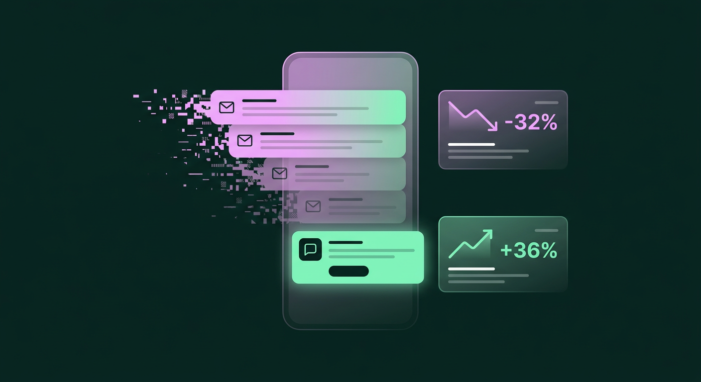 Illustration: Your Cart Recovery Emails Are Now Background Noise