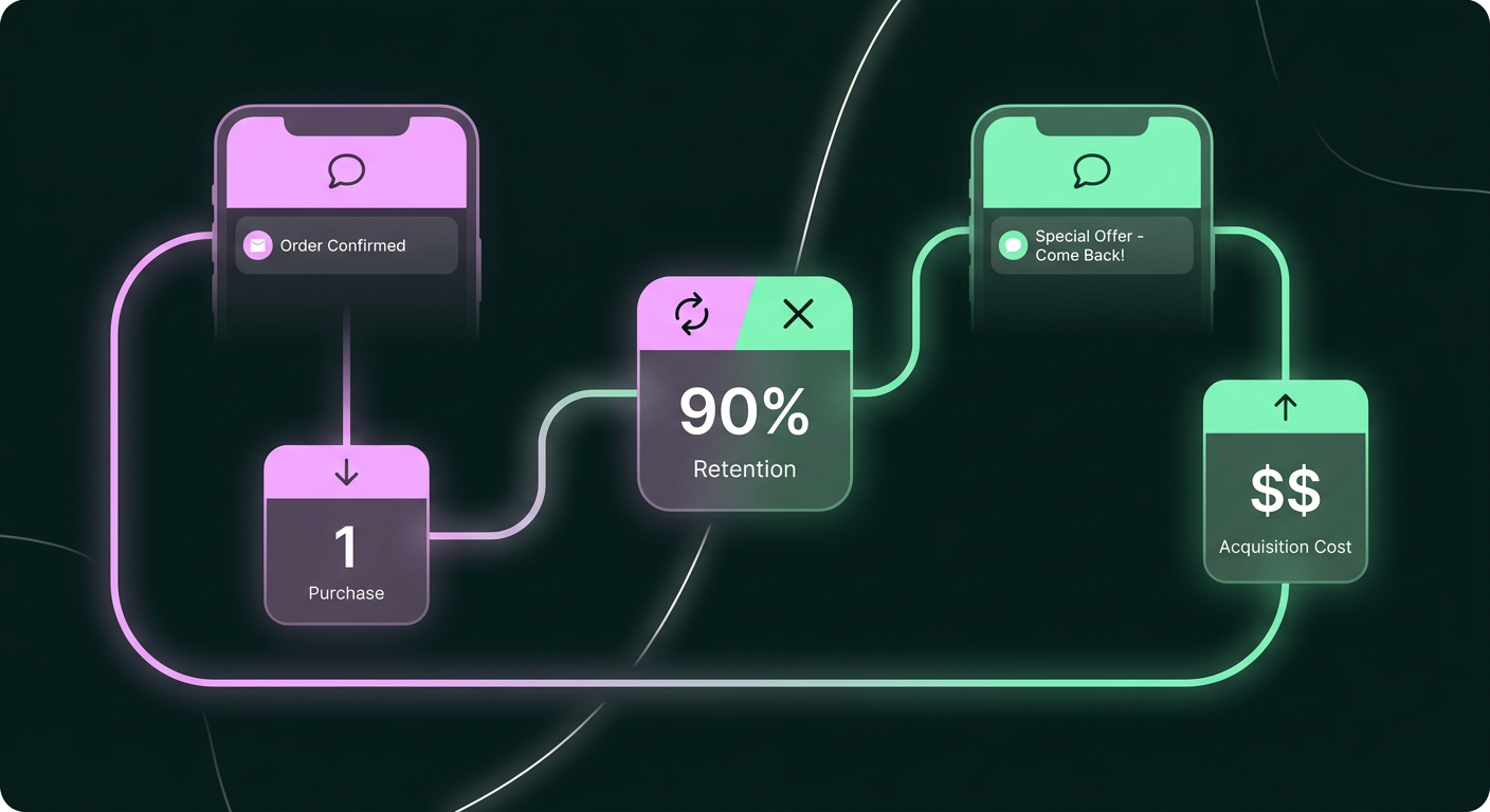 Illustration: The Vicious Cycle of One-And-Done Customers